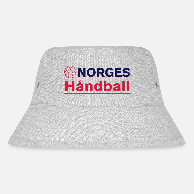 Norges-Handball - Stanley/Stella recycelter Bucket Hat - Grau meliert