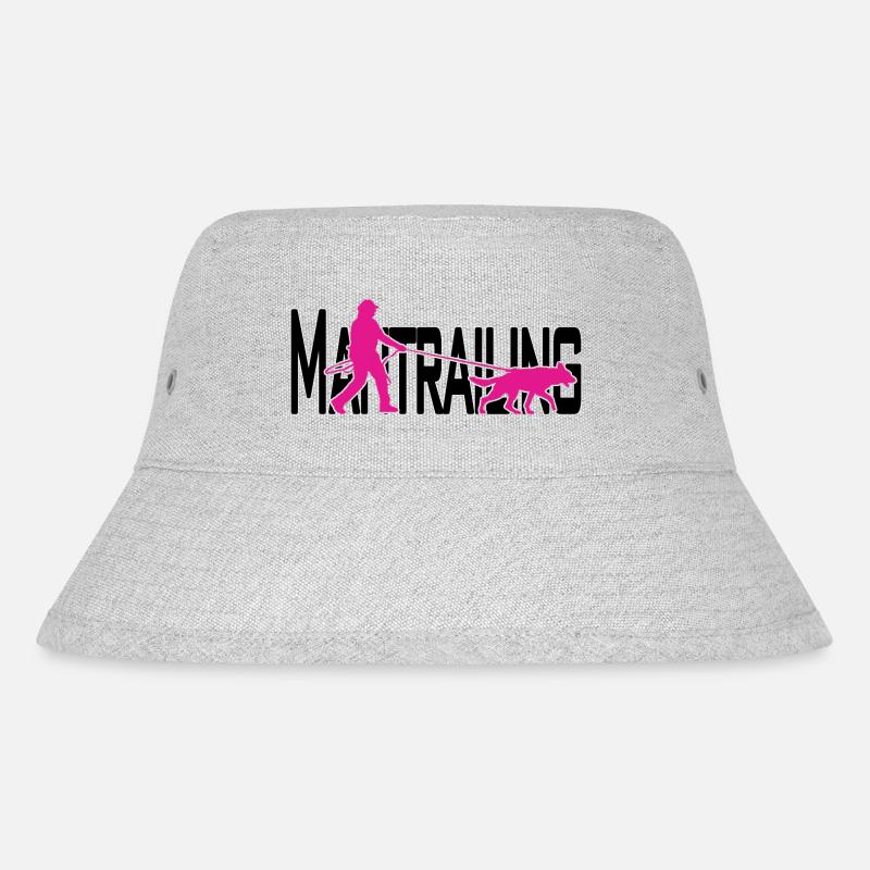 Mantrailing rose / noir - Bob recyclé Stanley/Stella - gris chiné