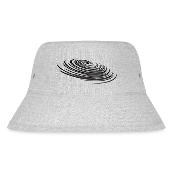 Spiral Geometry - Spiral Galaxy Circular - Stanley/Stella Recycled Bucket Hat - heather grey - Front