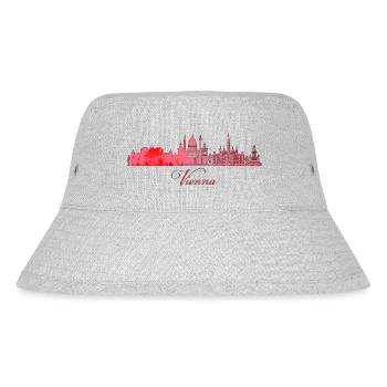 Austria travel europe eu vienna alps tirol aus - Stanley/Stella Recycled Bucket Hat - heather grey - Front