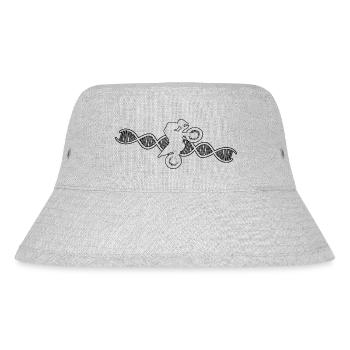 Motorradfan Motorrad Motorcross Motorradfahrer - Stanley/Stella recycelter Bucket Hat - Grau meliert - Vorne