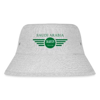 Arabie Saoudite Désert Style Magique Design T-shirt - Bob recyclé Stanley/Stella - gris chiné - Devant