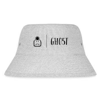GHO5T black - Stanley/Stella Recycled Bucket Hat - heather grey - Front