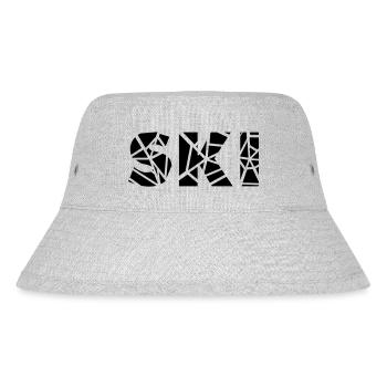 ski - Stanley/Stella recycelter Bucket Hat - Grau meliert - Vorne