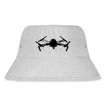 Drohne - Stanley/Stella recycelter Bucket Hat - Grau meliert - Vorne