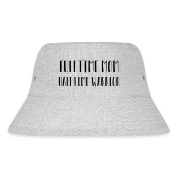 Mütter sind Kämpfer - Stanley/Stella recycelter Bucket Hat - Grau meliert - Vorne