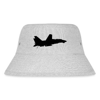 F-14 Tomcat - Stanley/Stella Recycled Bucket Hat - heather grey - Front