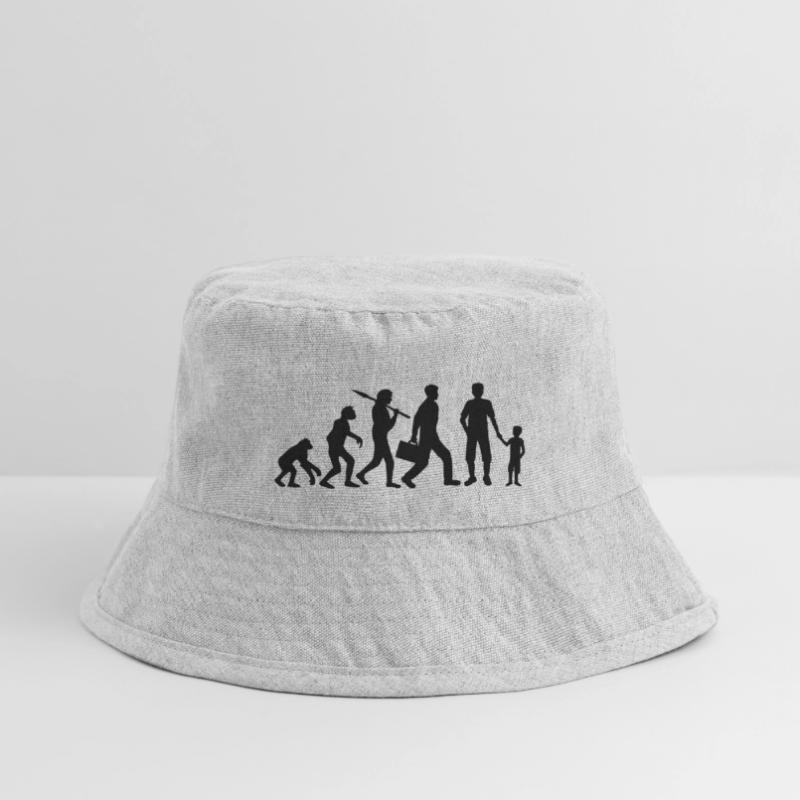 Stolzer Papa Junge Evolution Stanley/Stella recycelter Bucket Hat