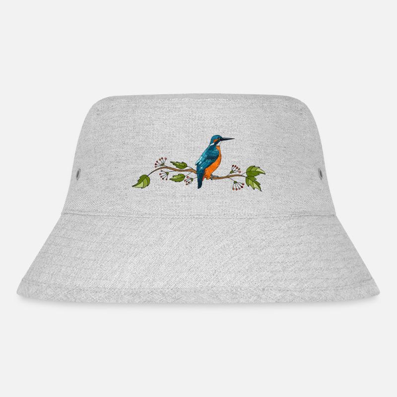 Vogel - Stanley/Stella recycelter Bucket Hat - Grau meliert