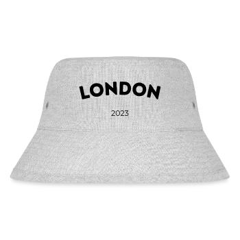 London 2023 - Städtereise, dein Kurztrip. - Stanley/Stella recycelter Bucket Hat - Grau meliert - Vorne