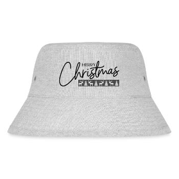 Frohe Weihnachten - Stanley/Stella recycelter Bucket Hat - Grau meliert - Vorne