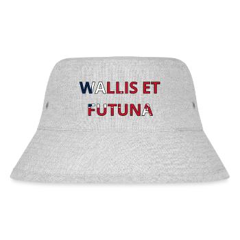 Drapeau Wallis et Futuna - Bob recyclé Stanley/Stella - gris chiné - Devant