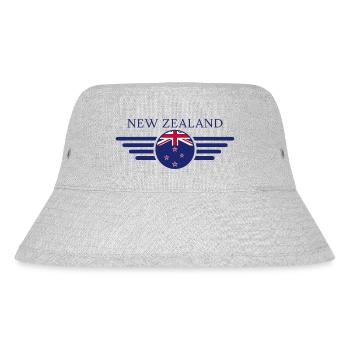 New Zealand Style Design T-Shirt - Stanley/Stella Recycled Bucket Hat - heather grey - Front