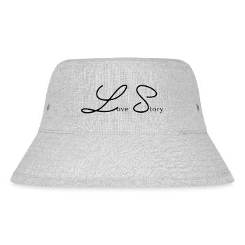 Lovestory design - Stanley/Stella Recycled Bucket Hat - heather grey - Front
