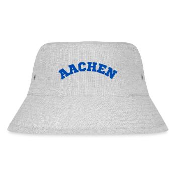 Aachen - Stanley/Stella recycelter Bucket Hat - Grau meliert - Vorne