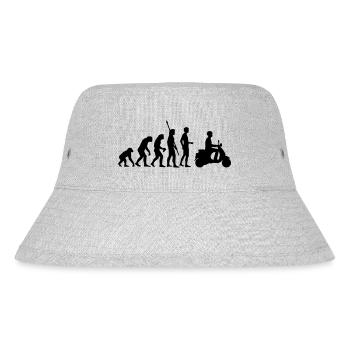 evolution_vespa - Stanley/Stella recycelter Bucket Hat - Grau meliert - Vorne
