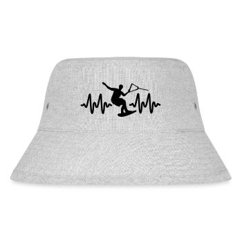 wakeboarden - Stanley/Stella Recycled Bucket Hat - heather grey - Front