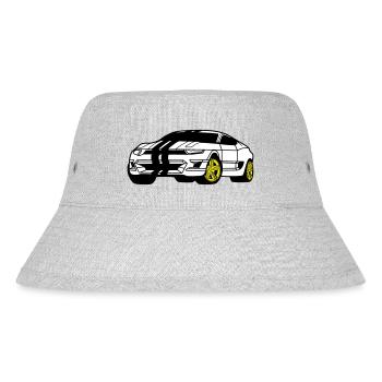 Sportwagen - Sportauto - Coupé - Stanley/Stella recycelter Bucket Hat - Grau meliert - Vorne