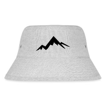 Adventure Travel Hiking Mountain - Stanley/Stella recycelter Bucket Hat - Grau meliert - Vorne
