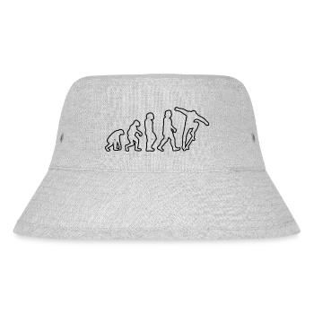 Skateboard Skating Skate Fan Skateboarding Skater - Stanley/Stella Recycled Bucket Hat - heather grey - Front