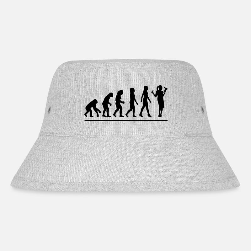Évolution coiffeuse / cadeau humour coiffeuse - Bob recyclé Stanley/Stella - gris chiné