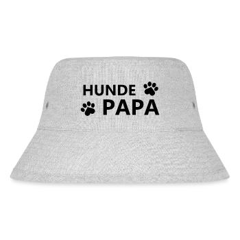 Hund Dog - Stanley/Stella recycelter Bucket Hat - Grau meliert - Vorne