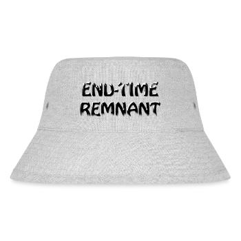 End-time Remnant - Stanley/Stella Recycled Bucket Hat - heather grey - Front