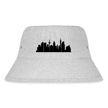 Mannheim Monnem Mannheimat - Stanley/Stella recycelter Bucket Hat - Grau meliert - Vorne