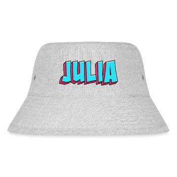Name Image: Julia - Stanley/Stella Recycled Bucket Hat - heather grey - Front