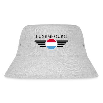 T-shirt de style luxembourgeois - Bob recyclé Stanley/Stella - gris chiné - Devant