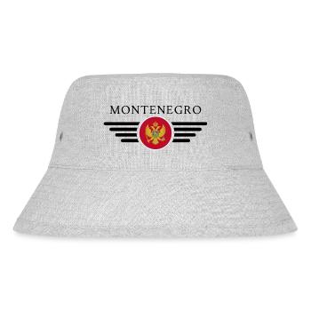 Montenegro Still T-Shirt - Stanley/Stella recycelter Bucket Hat - Grau meliert - Vorne