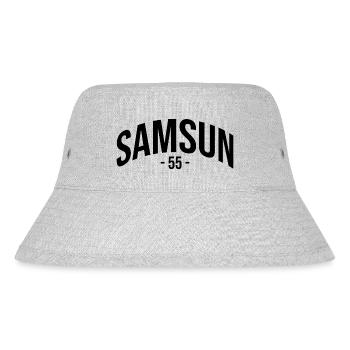 Samsun 55 Türkei Turkiye Geschenk Urlaub TR Türk - Stanley/Stella recycelter Bucket Hat - Grau meliert - Vorne