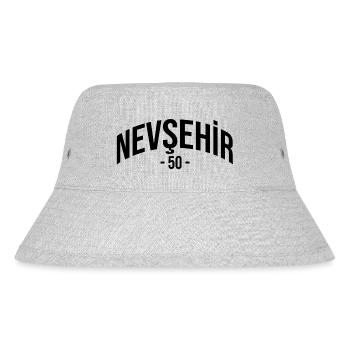 Nevsehir 50 Türkei Turkiye Geschenk Urlaub TR Türk - Stanley/Stella recycelter Bucket Hat - Grau meliert - Vorne