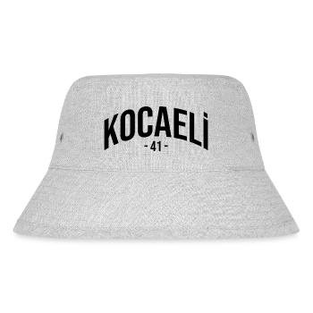 Kocaeli 41 Türkei Turkiye Geschenk Urlaub TR Türk - Stanley/Stella recycelter Bucket Hat - Grau meliert - Vorne