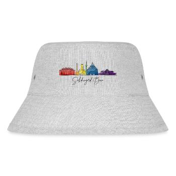 Stuttgart Bua - Stanley/Stella recycelter Bucket Hat - Grau meliert - Vorne