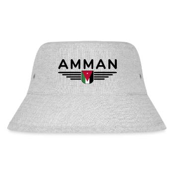 Jordan Amman Fan Outfit T-Shirt Design Gift - Bob recyclé Stanley/Stella - gris chiné - Devant