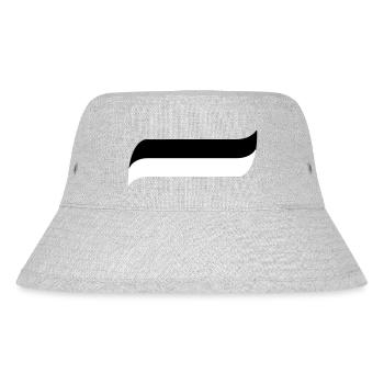 Siyah Beyaz - Stanley/Stella recycelter Bucket Hat - Grau meliert - Vorne
