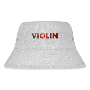 Lettrage de violon | Orchestre de musique violon violon - Bob recyclé Stanley/Stella - gris chiné - Devant