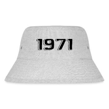 Millésime 1971 Né Anniversaire Rétro 1971 - Bob recyclé Stanley/Stella - gris chiné - Devant
