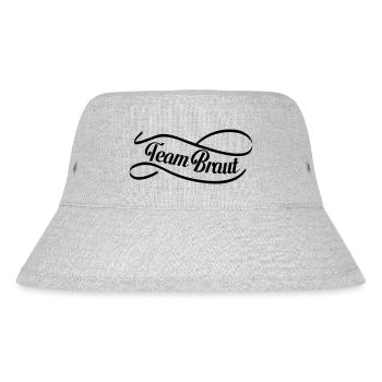 team_braut_swing - Stanley/Stella recycelter Bucket Hat - Grau meliert - Vorne