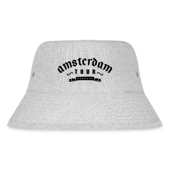 amsterdam tour - Stanley/Stella recycelter Bucket Hat - Grau meliert - Vorne