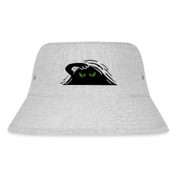 Ghost Eyes Spirit Evil Eye - Stanley/Stella Recycled Bucket Hat - heather grey - Front