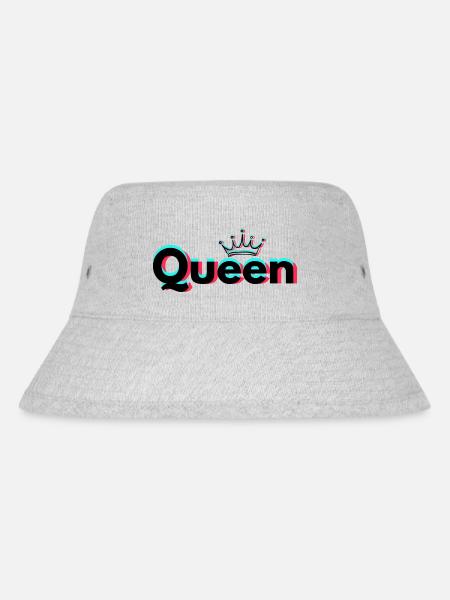 TikTok Queen - Stanley/Stella recycelter Bucket Hat - Grau meliert