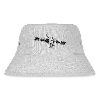 Skateboard Skater Skateboarding Skaten Skate-Fan - Stanley/Stella recycelter Bucket Hat - Grau meliert - Vorne
