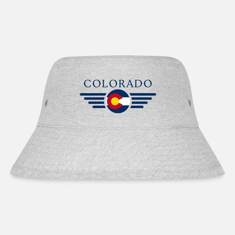 Colorado - Stanley/Stella recycelter Bucket Hat - Grau meliert