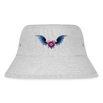 Toothed bat - Stanley/Stella Recycled Bucket Hat - heather grey - Front
