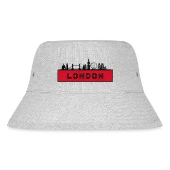 City London - England Great Britain - Stanley/Stella Recycled Bucket Hat - heather grey - Front