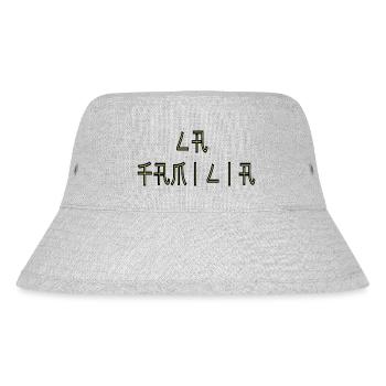 Familie La Familia Asian Style - Stanley/Stella recycelter Bucket Hat - Grau meliert - Vorne