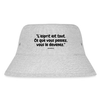 Ce que vous pensez, vous le devenez - Bob recyclé Stanley/Stella - gris chiné - Devant