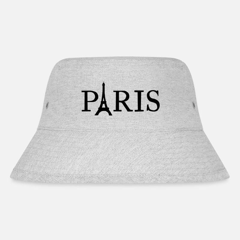 Paris Vibes - Bob recyclé Stanley/Stella - gris chiné